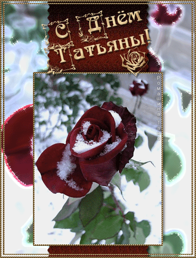 Открытка День святой Татьяны это праздник твой. Открытка поздравляю с Днём Та...