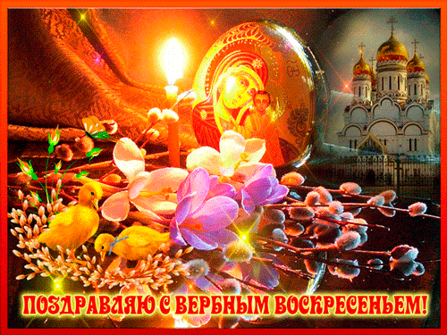 Красивые поздравления с вербным воскресеньем в картинках. Поздравить с вербны...