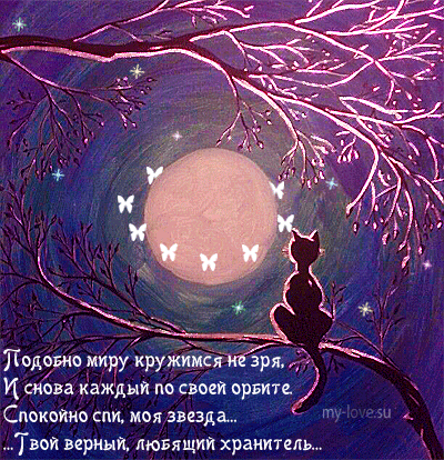 Скачать бесплатно картинки Спокойной ночи любимый. Прикольные картинки Спокой...