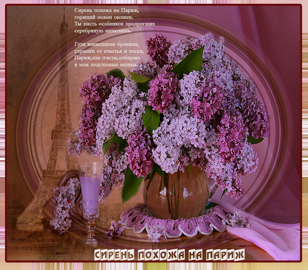 Открытка Доброе утро gif-анимация с бабочками и птицей сидящими на кусту сире...