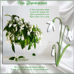 Открытка с днем подснежника. Открытка с днем рождения подснежники.