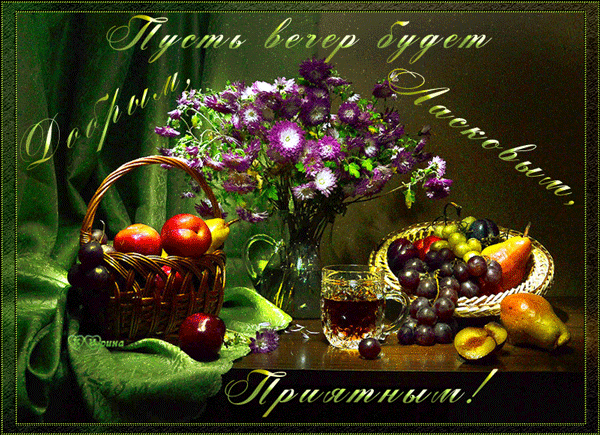 Открытка астры распустили свои крылья словно Ангелы, лохматые немножко.