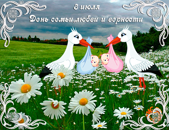 Открытка на День семьи для жены. Открытки с Днем семьи гиф. 