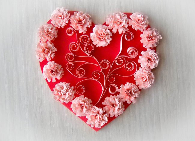 Красивые открытки на 14 февраля. Открытки ко Дню влюблённых. Открытки с серде...