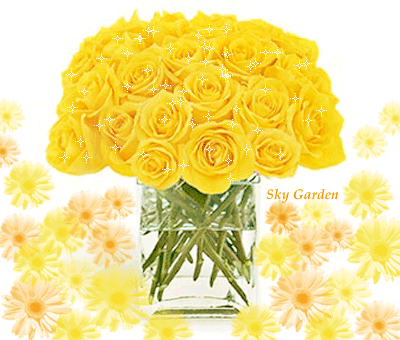 Картинки С днём рождения с жёлтыми розами. Картинки с жёлтыми розами.