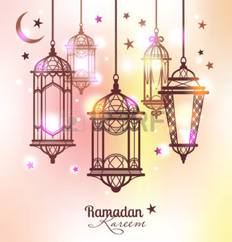 Картинки с окончанием месяца Рамадан. Картинка с праздником Рамадан.