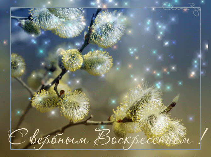 Ретро открытки С вербным воскресеньем. Поздравления с вербным воскресеньем на...