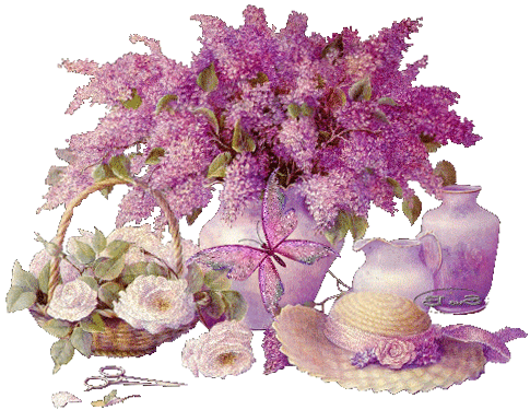 Скачать бесплатно сирень.  Открытки С днём рождения с сиренью.