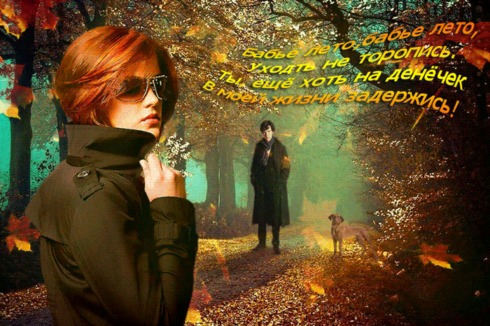  Открытка есть время природы особого Света, не яркого солнца, нежнейшего зноя...