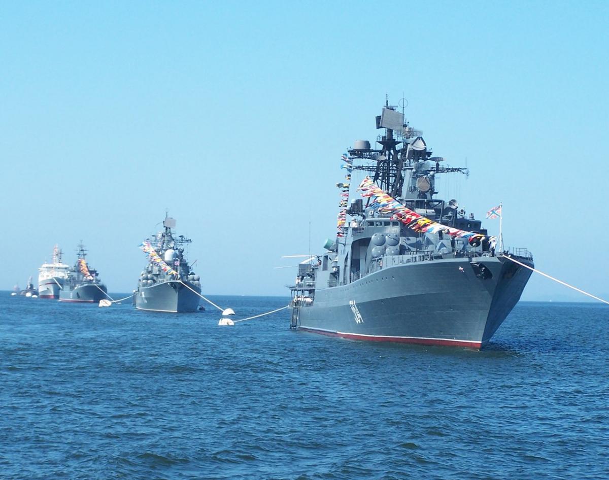  Красивая открытка день Тихоокеанского флота. Скачать открытку день Тихоокеан...