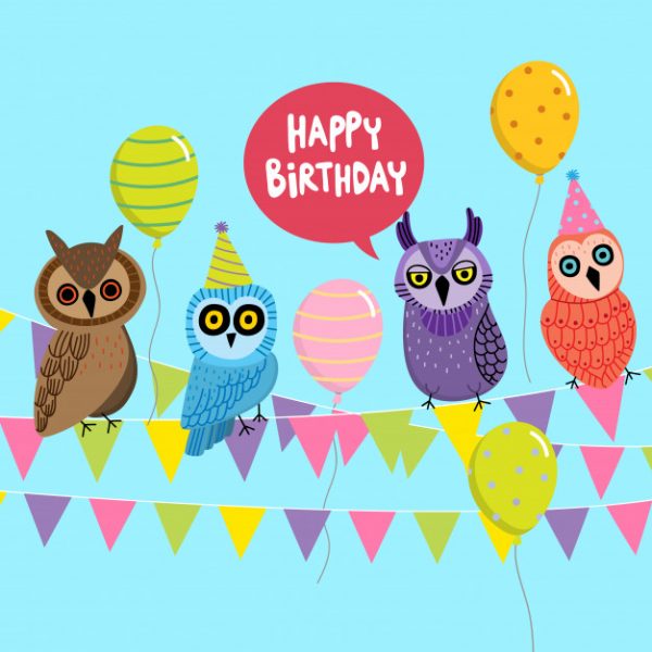 Открытки поздравительные с совами. Новогодние открытки с совами.