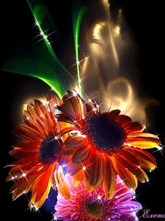 Нежная открытка с днём рождения со светло розовыми герберами.