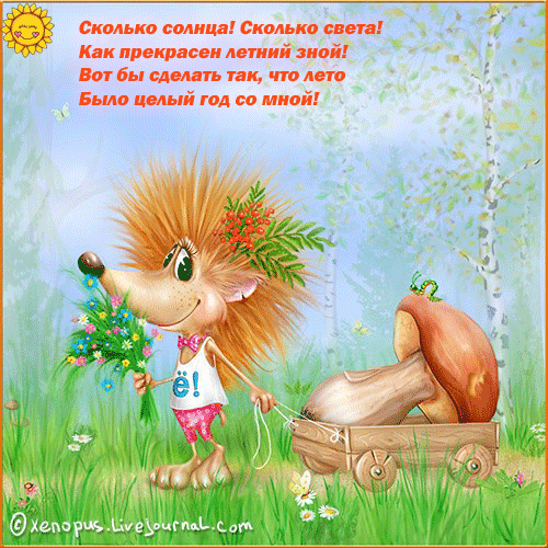 Со стихами про лето. Картинки со стихами про лето.