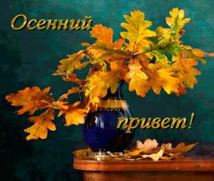 Осенний приветик Открытки осенний Приветик. Бесплатные открытки осенний Привет.