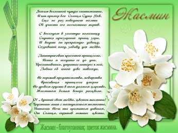 С жасмином Открытка Доброе утро С чашечкой чая и букетом жасмина стеклянной вазе.