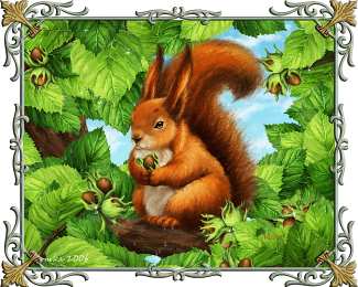 С белочками Открытки осенний Приветик с белочками. Открытка белочка с орешками.