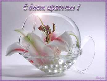 С днём красоты Открытки с международным днем . красивые открытки с Днем красоты.